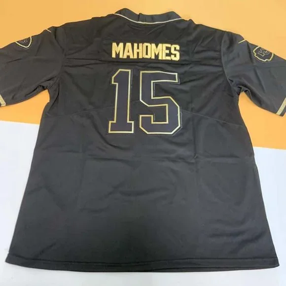 Patrick Mahomes Kansas City Chiefs Nike Black #15 Jersey